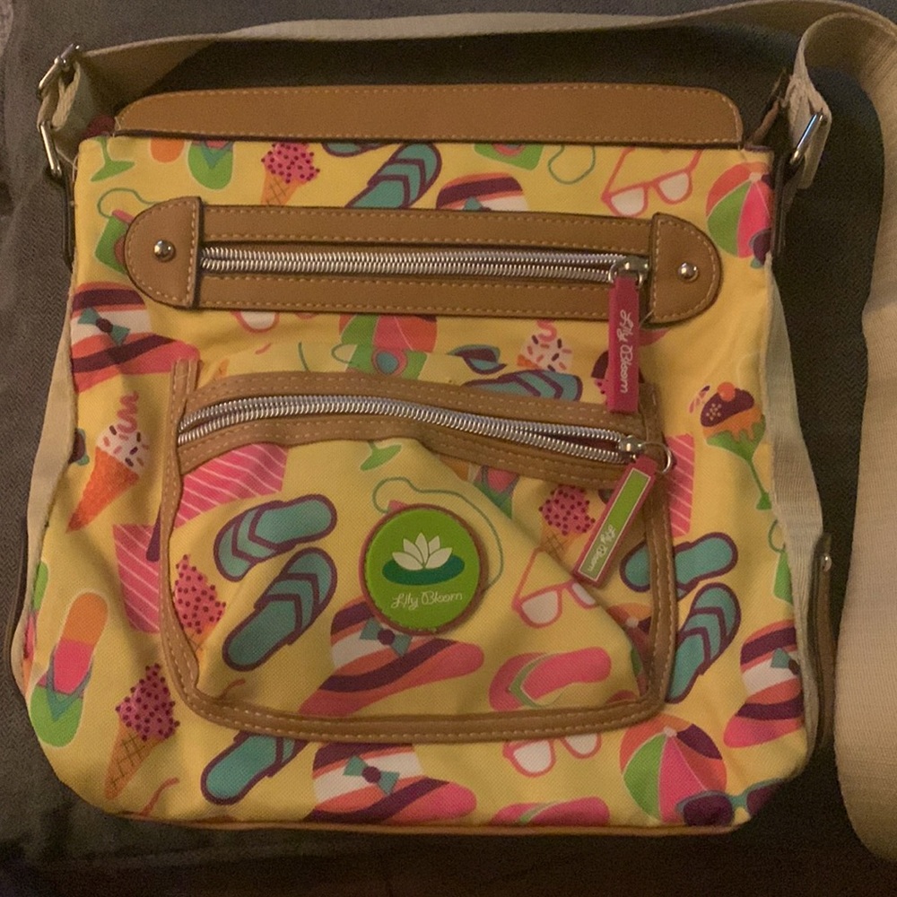 Yellow vacation Purse